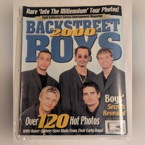 Vintage 2000 BACKSTREET BOYS Over 120 Hot Photos Gold Collectors Series (CP376)